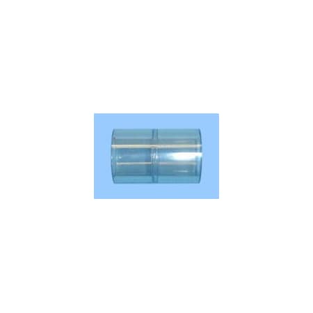 Professional Plastics Clear PVC Schedule 40 Coupling - SLXSL, 429-005L - 1/2 Inch (30 Pcs) FITPVCCLCOUP.250S40429005L-30